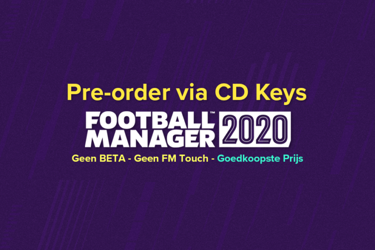 Pre-order Football Manager 2020 via MU en CDKeys!