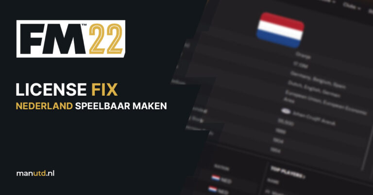 Nederland, Duitsland & Japan speelbaar maken in Football Manager